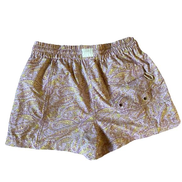 J.Crew Swimwear Matching Set - 6 - Swimsuit + Paddle Shorts, Purple Pink Paisley - Picture 4 of 16